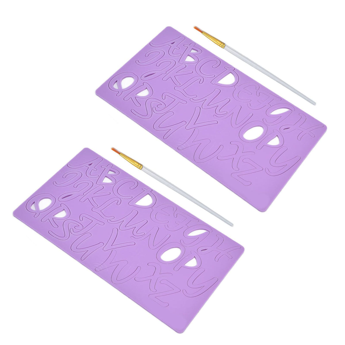 Letter Fondant Silicone Mold Alphabet A‑Z Silicone Fondant Mould for Birthday Anniversary Cake Decorating Candy Making