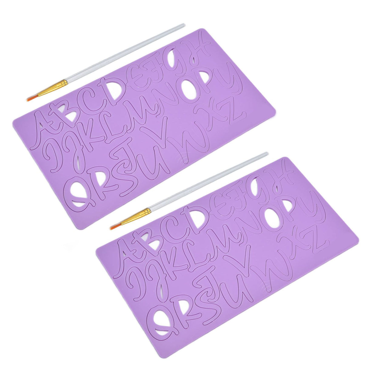 Letter Fondant Silicone Mold Alphabet A‑Z Silicone Fondant Mould for Birthday Anniversary Cake Decorating Candy Making