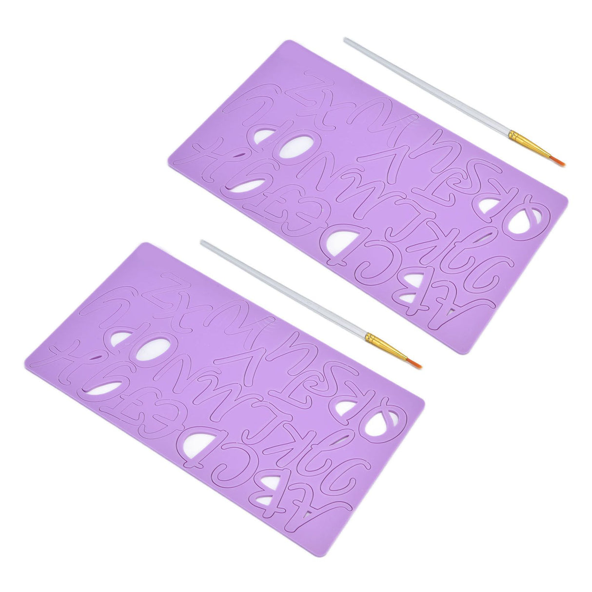 Letter Fondant Silicone Mold Alphabet A‑Z Silicone Fondant Mould for Birthday Anniversary Cake Decorating Candy Making