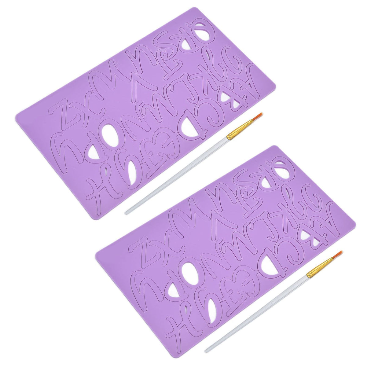 Letter Fondant Silicone Mold Alphabet A‑Z Silicone Fondant Mould for Birthday Anniversary Cake Decorating Candy Making