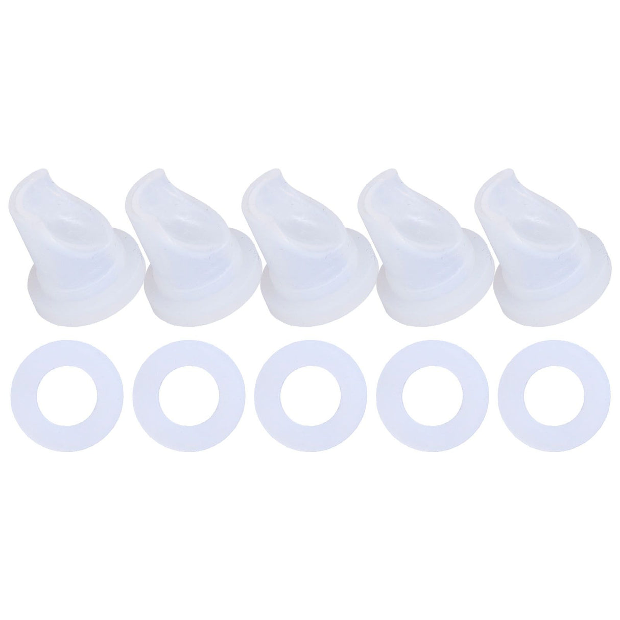 D Coupler Gas Check Valve Beer Line Washer Gasket No Leakage Odorless Beer Keg Coupler Accessories for Sankey Coupler