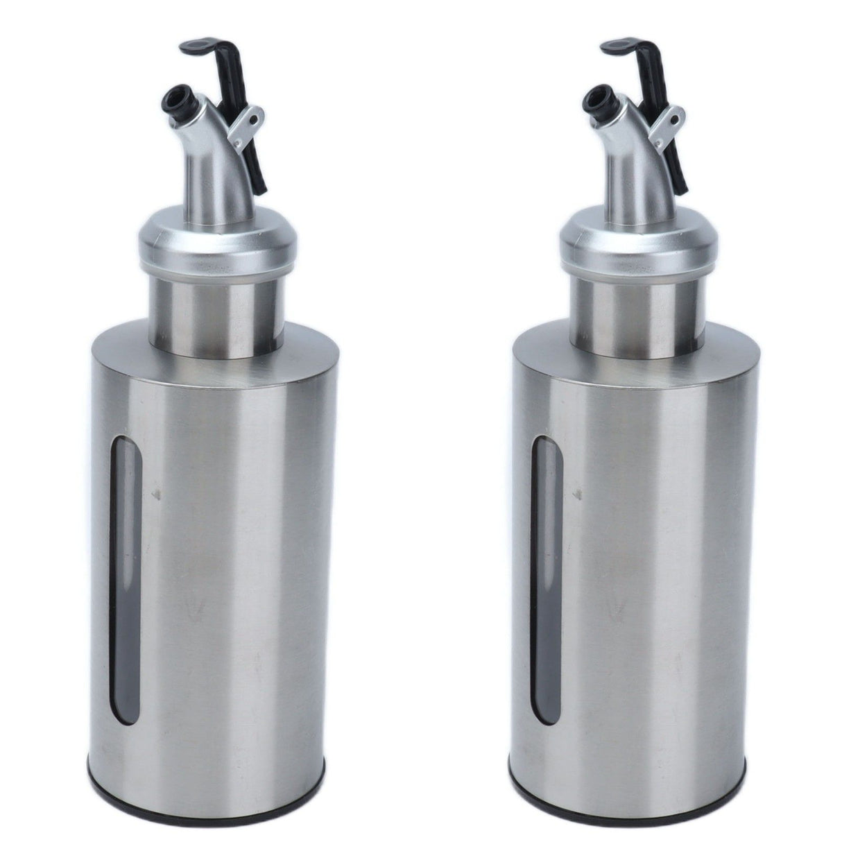 Oil Dispenser Bottle Stainless Steel Easy Refill and Cleaning Modern Olive Oil Dispenser for Vinegar Sauce190ML