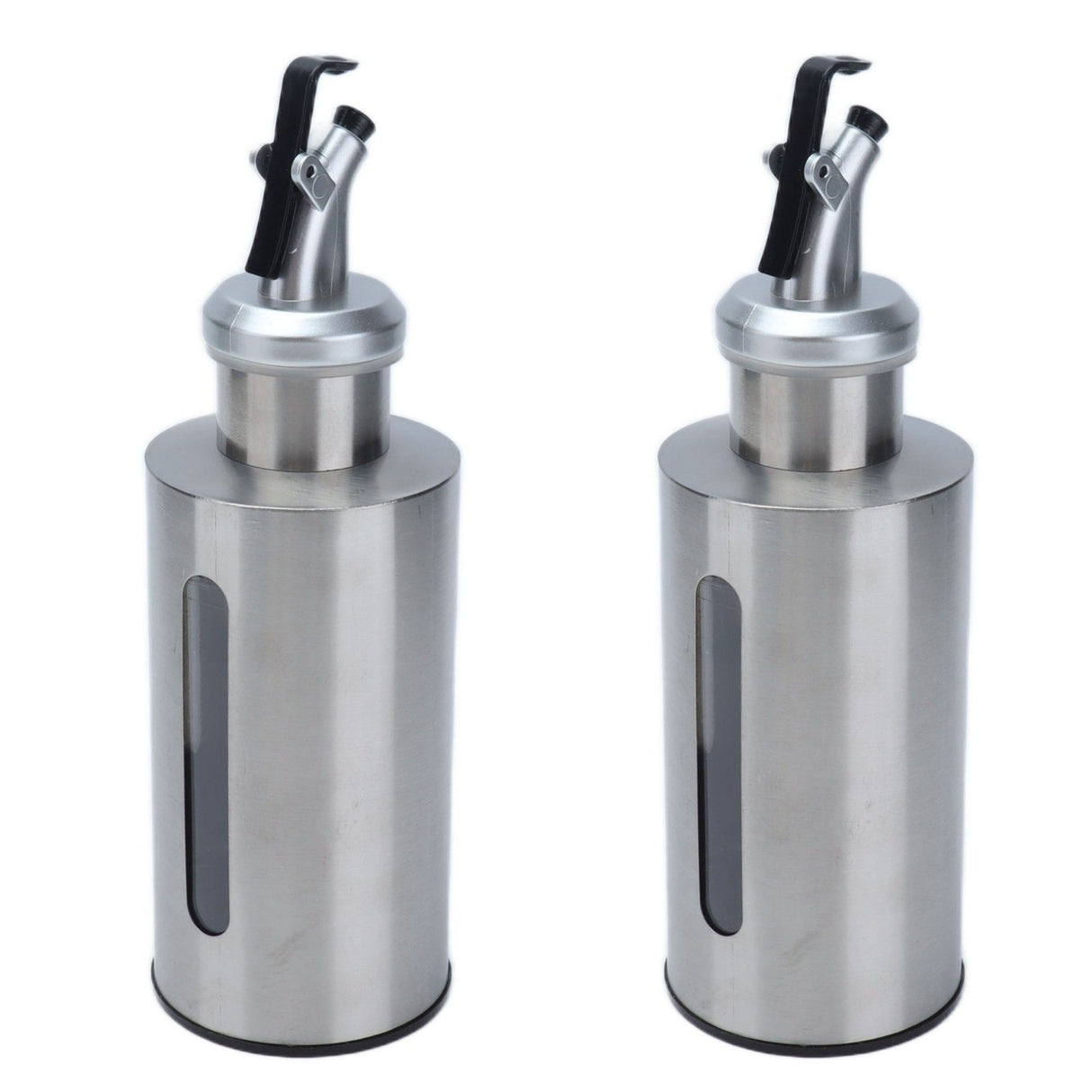 Oil Dispenser Bottle Stainless Steel Easy Refill and Cleaning Modern Olive Oil Dispenser for Vinegar Sauce190ML