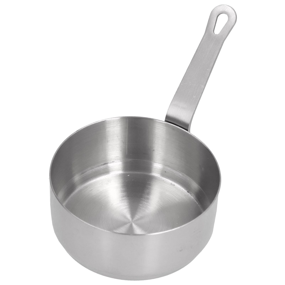 3pcs Sauce Cups Stainless Steel Sauce Dish with Handle for for Condiment Ketchup AppetizerSilver