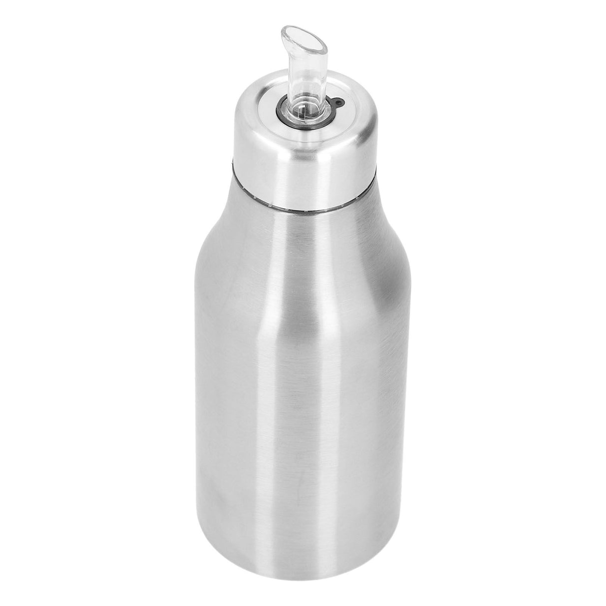 Stainless Steel Olive Oil Dispenser 500ML Leak Proof Dust Proof Kitchen Olive Oil DecanterSilver