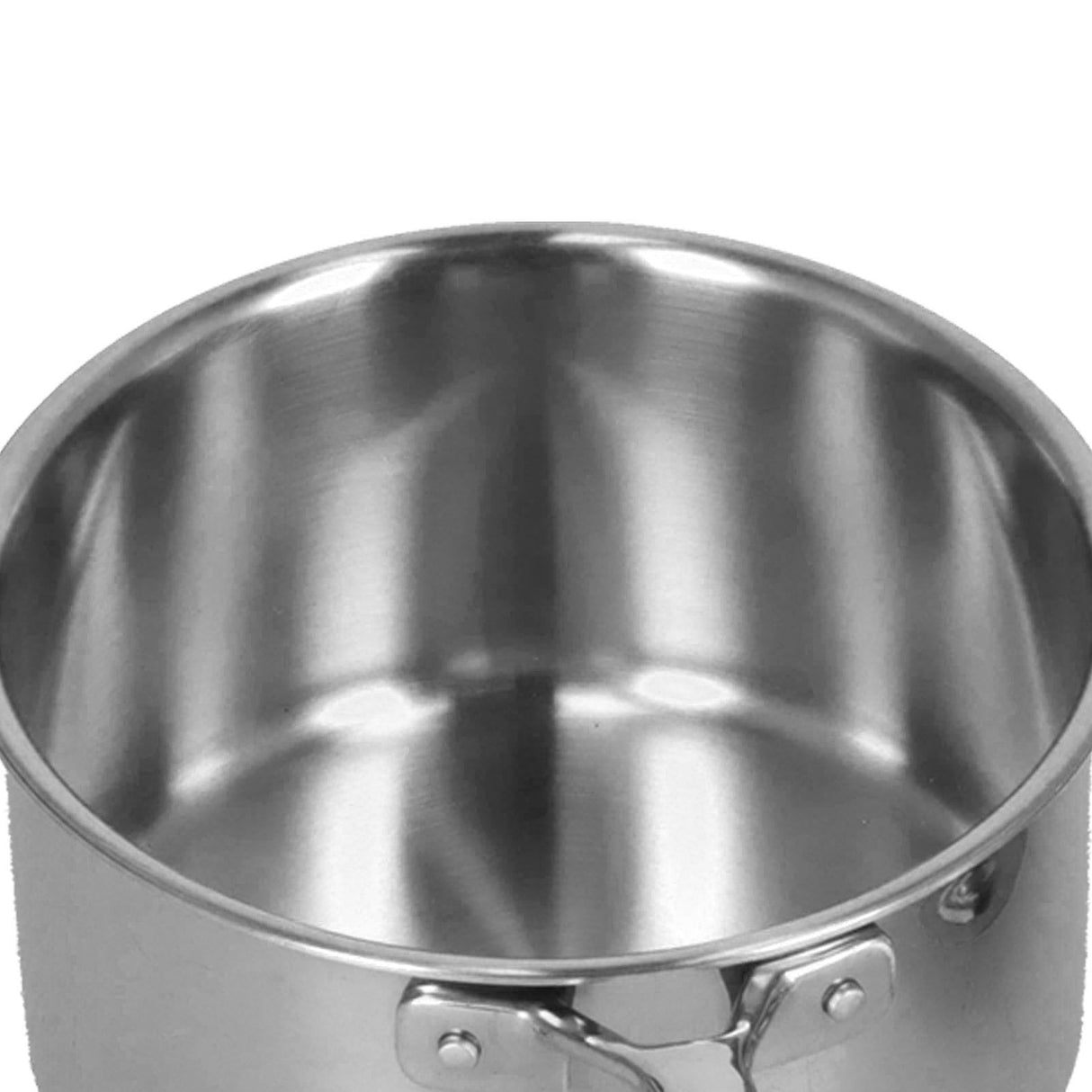 Sauce Pan 304 Stainless Steel Anti Slip Multipurpose Thicken Milk Pot with Lid for KitchenNatural Color
