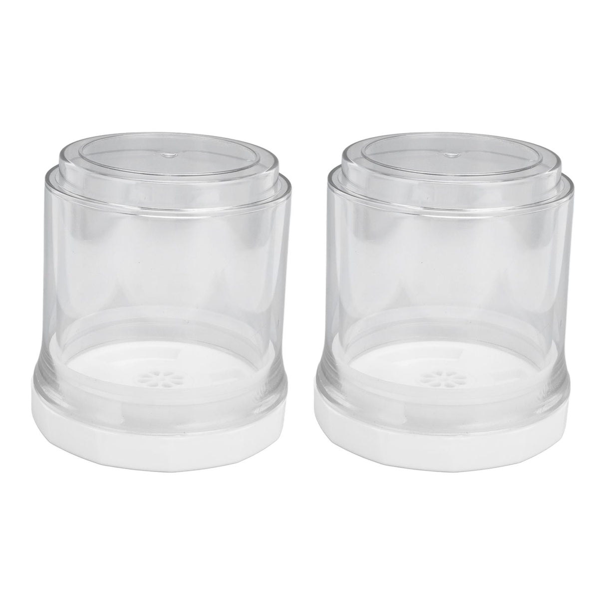2Pcs Vacuum Container Push Type Retractable Adjustable Food Storage Box with Cover for Kitchen Home