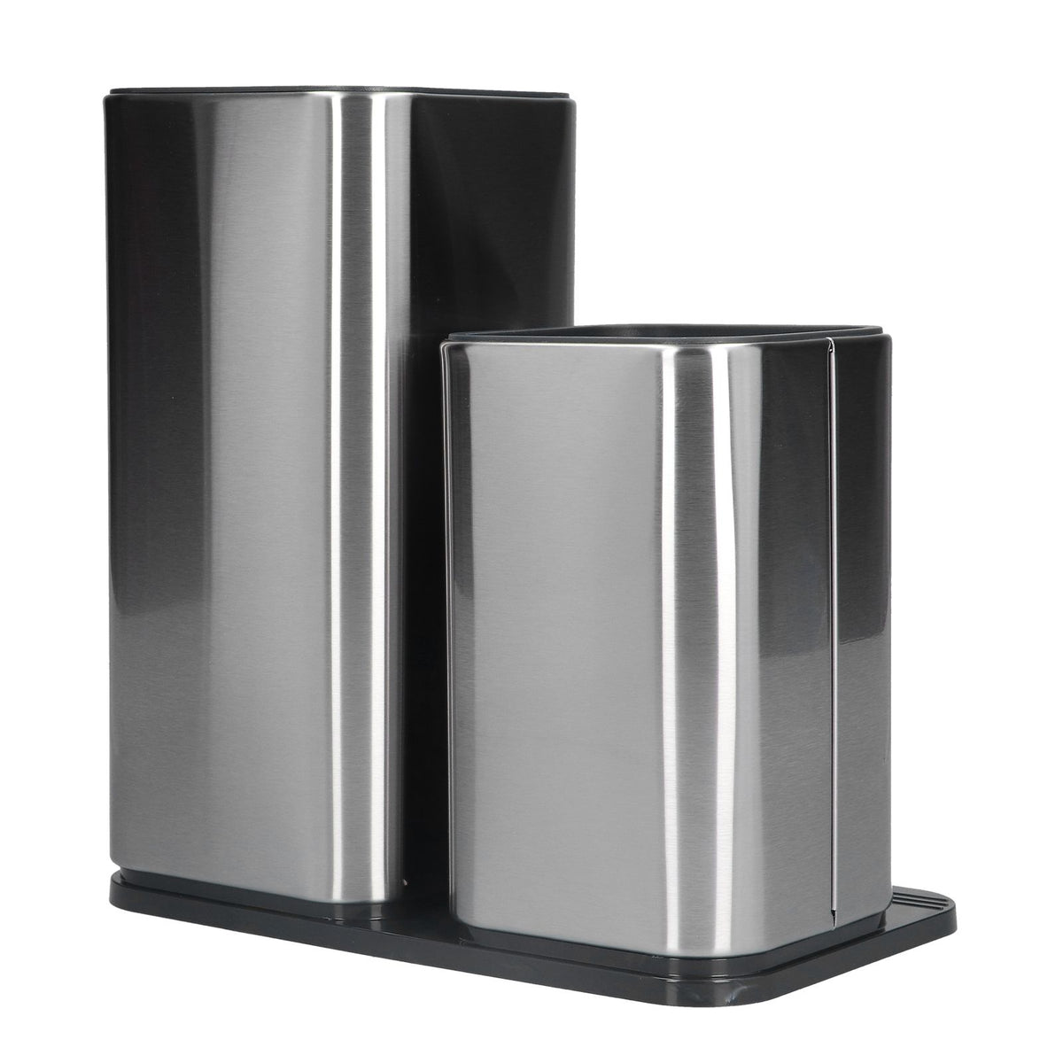 2 in 1 Knife Holder with Cutting Board Organizer Stainless Steel Kitchen Storage Accessory