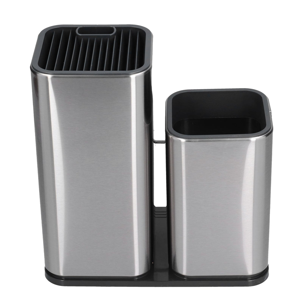 2 in 1 Knife Holder with Cutting Board Organizer Stainless Steel Kitchen Storage Accessory