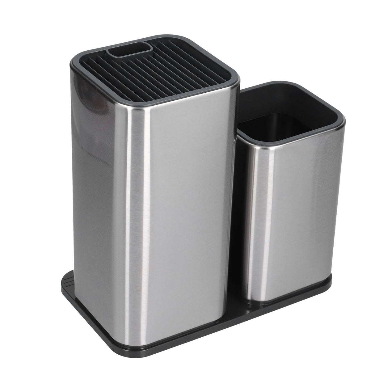 2 in 1 Knife Holder with Cutting Board Organizer Stainless Steel Kitchen Storage Accessory