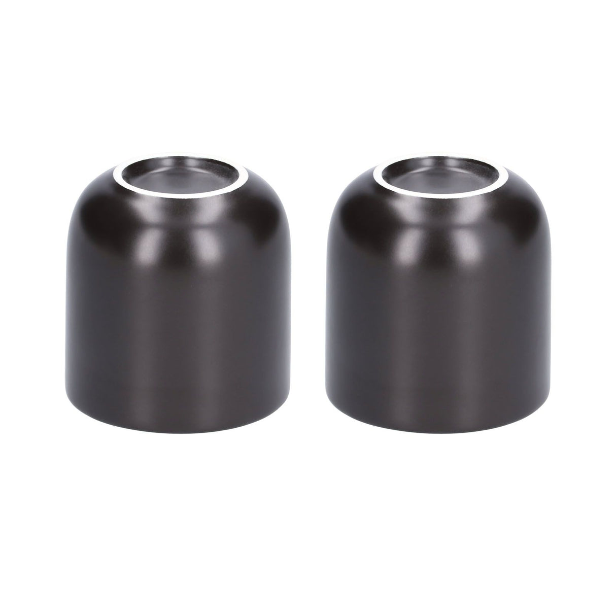 2Pcs Bevel Ceramic Coffee Cup 100ml Thickened Hand Made Coffee Mug for Home Office RestaurantMatte Black