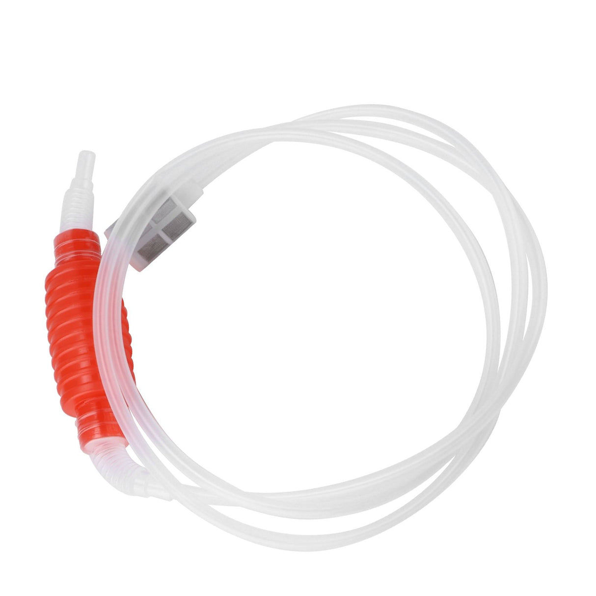 Homebrew Siphon Hose Manual Soft Plastic Syphon Tube Wine Beer Making Brewing Equipment ToolRed