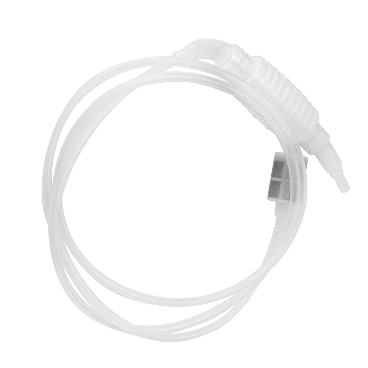 Homebrew Siphon Hose Manual Soft Plastic Syphon Tube Wine Beer Making Brewing Equipment ToolWhite