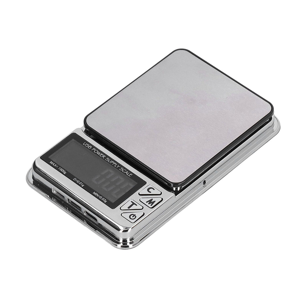 Electronic Scale LCD Display High Accuracy Lightweight Portable Stainless Steel Jewelry Scale