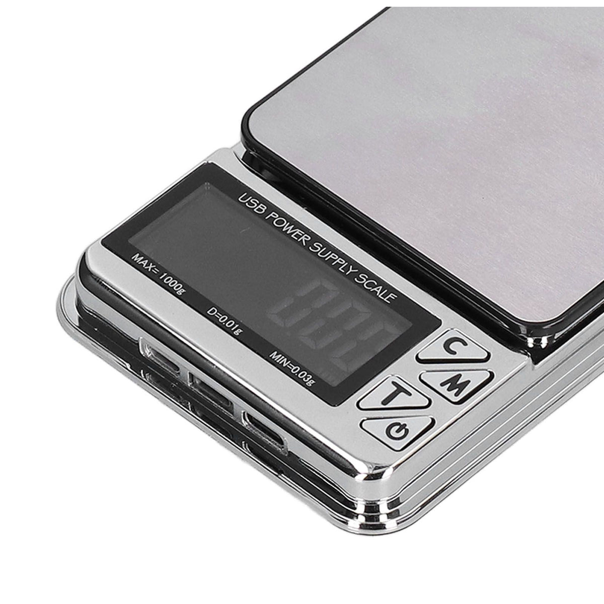 Electronic Scale LCD Display High Accuracy Lightweight Portable Stainless Steel Jewelry Scale