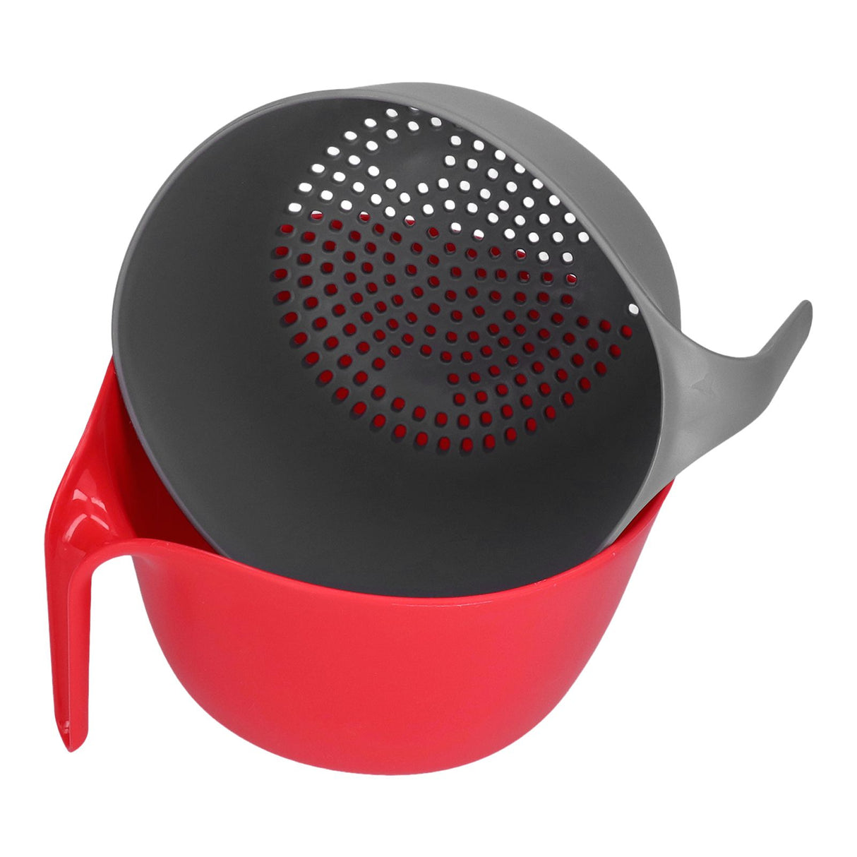 Plastic Strainer 2 in 1 Double Layer Detachable Large Capacity High Durability Nontoxic Food Strainer