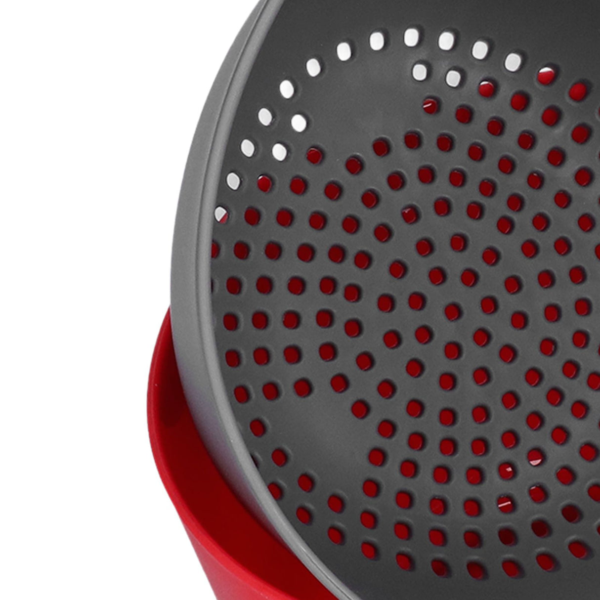 Plastic Strainer 2 in 1 Double Layer Detachable Large Capacity High Durability Nontoxic Food Strainer