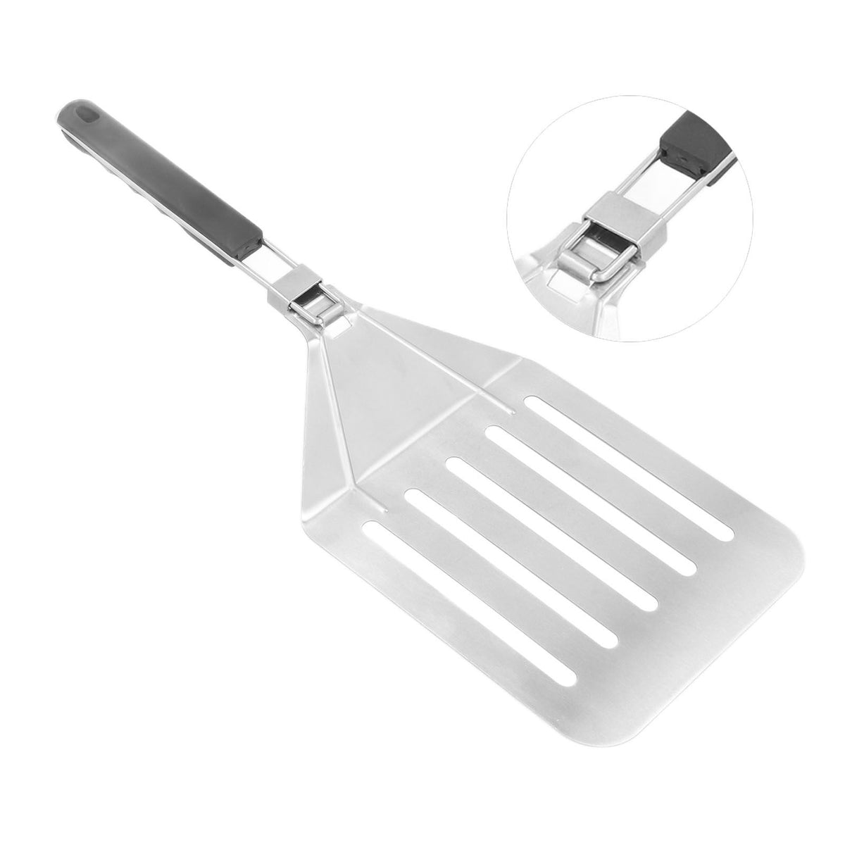 Pizza Peel Shovel Spatula Paddle Stainless Steel Foldable Slotted Transfer Pastry Tools Large
