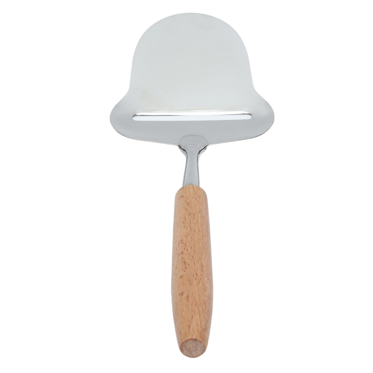 Wood Handle Cheese Spatula Stainless Steel Adjustable Thickness Cheese Planer for Semi Hard Cheese