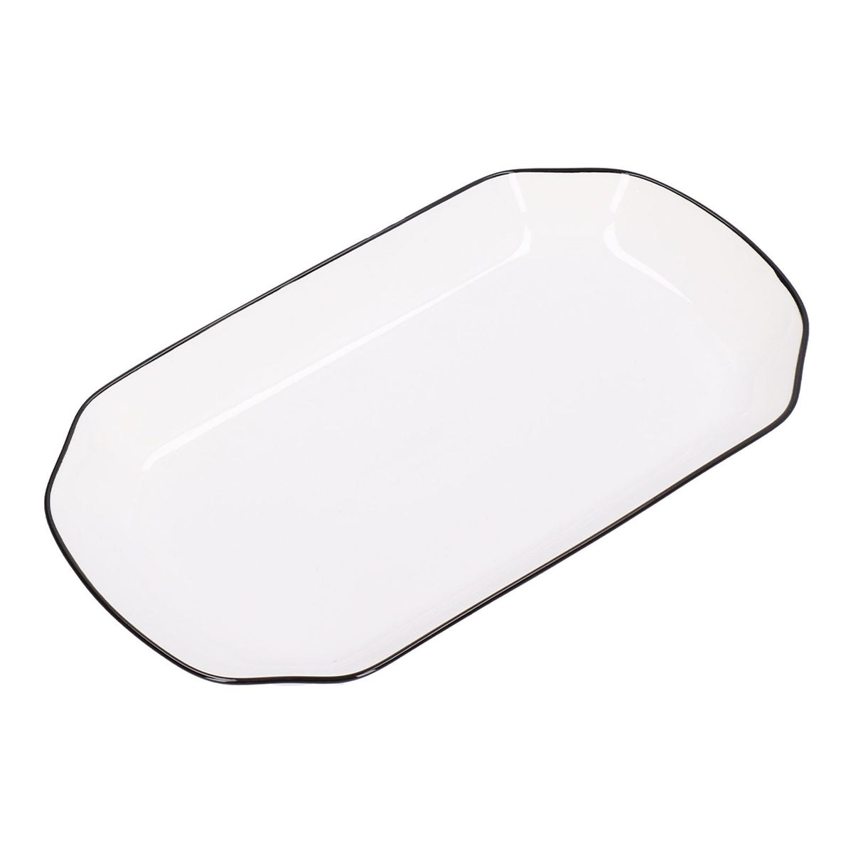 12in Dinner Plate Dish 550ml White Ceramic Noodle Soup Fish Plate Kitchen Tableware for Restaurant