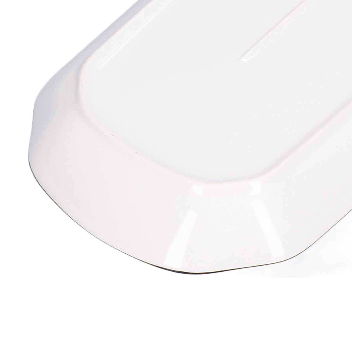 12in Dinner Plate Dish 550ml White Ceramic Noodle Soup Fish Plate Kitchen Tableware for Restaurant