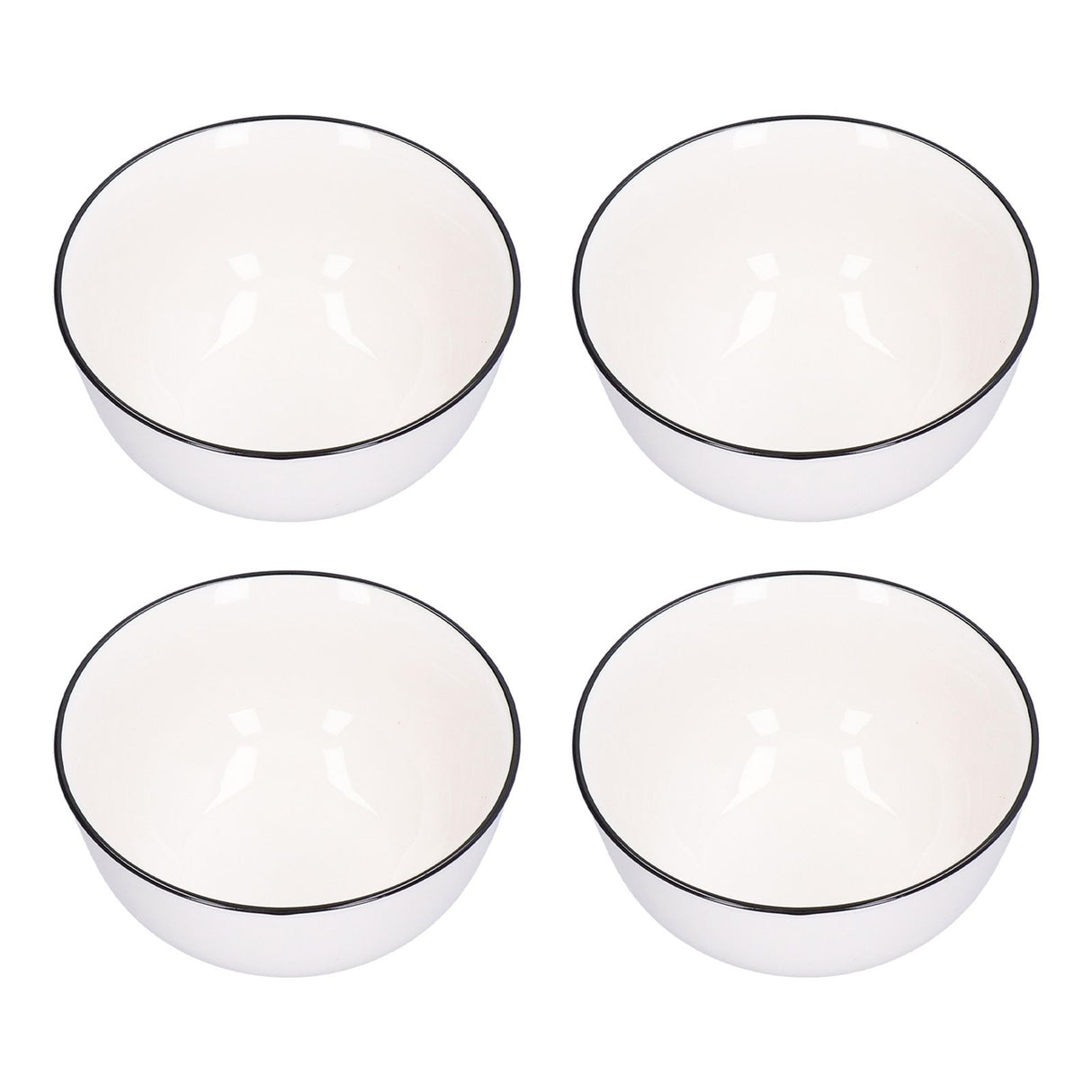 Ceramic Bowl Fine Workmanship Underglaze Colour Environmental Friendly Ceramic Serving Bowls