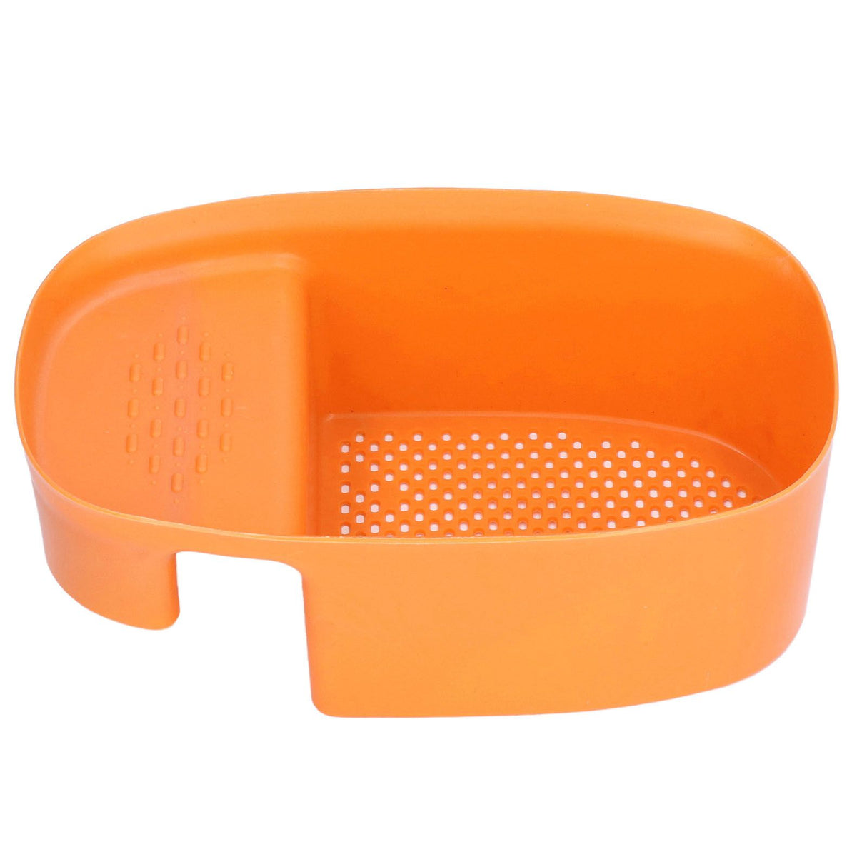 Sink Drain Basket Household Saddle Shaped Mesh Strainer for Kitchen Waste Vegetable FruitsOrange