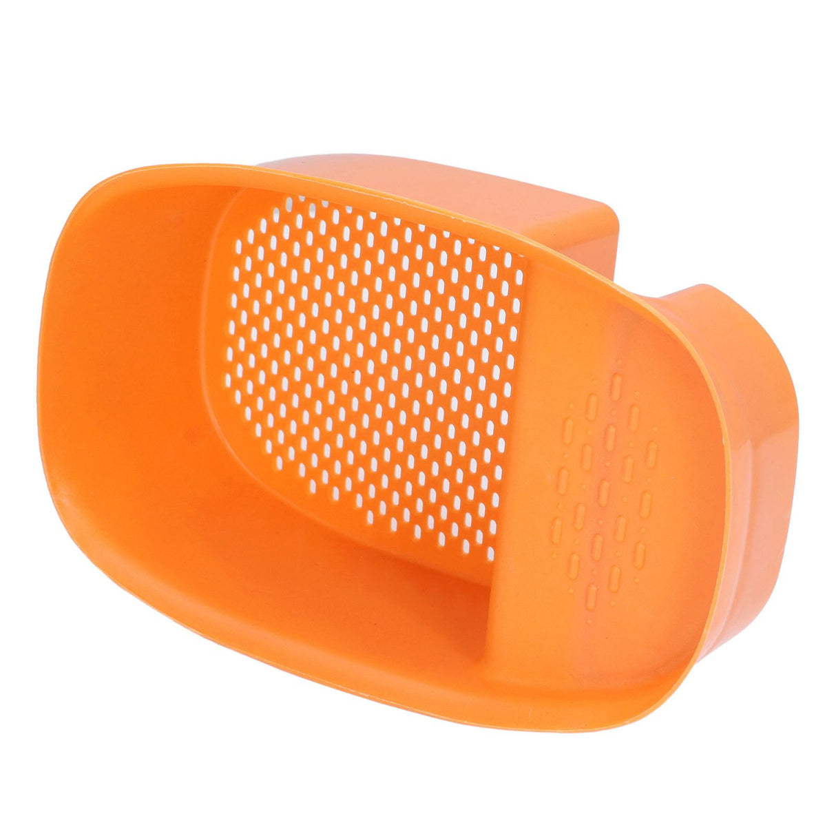 Sink Drain Basket Household Saddle Shaped Mesh Strainer for Kitchen Waste Vegetable FruitsOrange