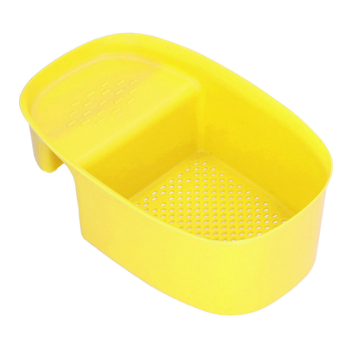 Sink Drain Basket Household Saddle Shaped Mesh Strainer for Kitchen Waste Vegetable FruitsYellow