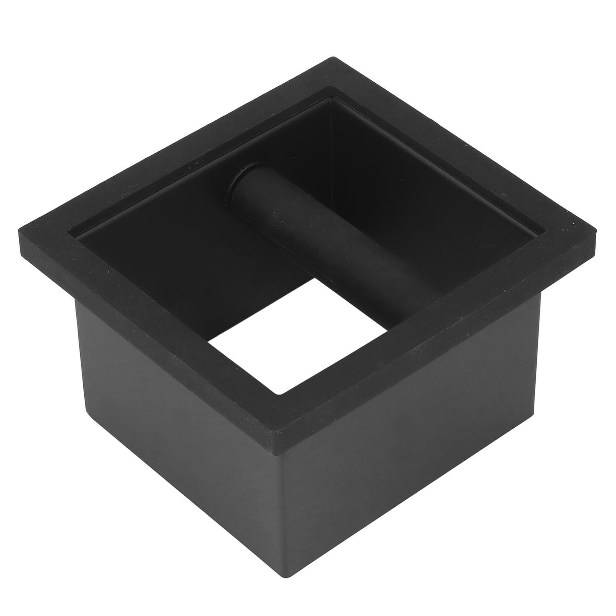 Coffee Knock Box Grounds Disposal Bin Bottomless Embedded Flat Mouth Stainless Steel
