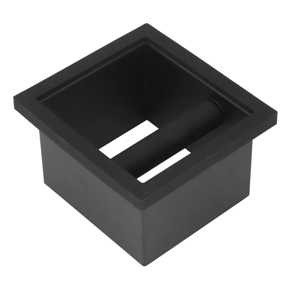 Coffee Knock Box Grounds Disposal Bin Bottomless Embedded Flat Mouth Stainless Steel