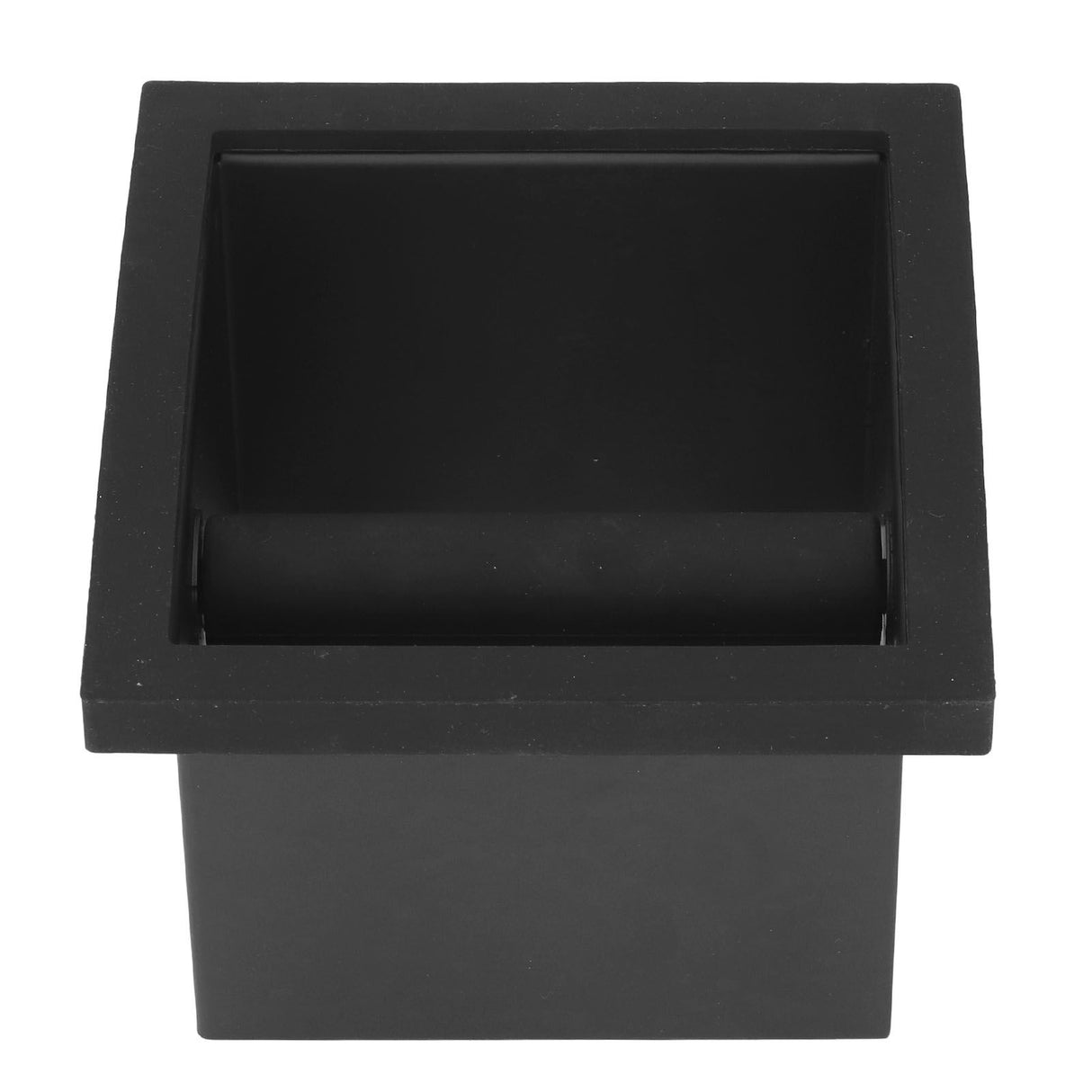Coffee Knock Box Grounds Disposal Bin Bottomless Embedded Flat Mouth Stainless Steel