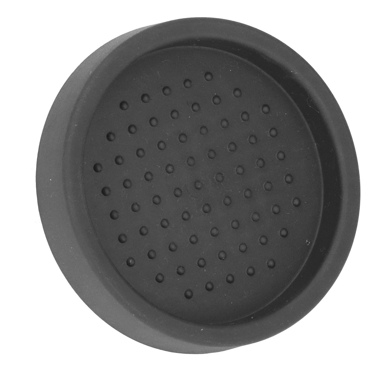 Coffee Tamper Mat Good Protection Compact Anti Slip Round Coffee Powder Pad for Cafe HouseholdBlack