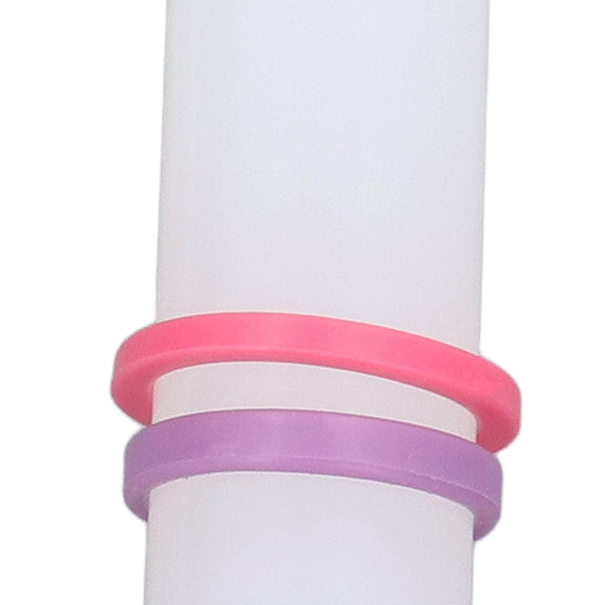2Pcs Plastic Rolling Pin Safe Durable Sturdy Plastic Nonstick Surface Wide Application Small Rolling Pin