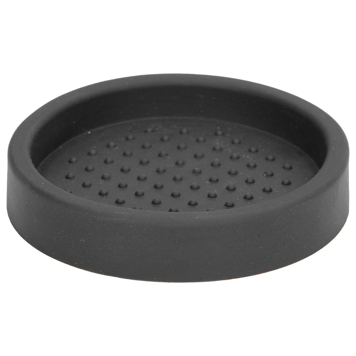 Round Silicone Coffee Tamper Mat Soft Heat Resistant Portable Coffee Tamper Pad for HomeBlack