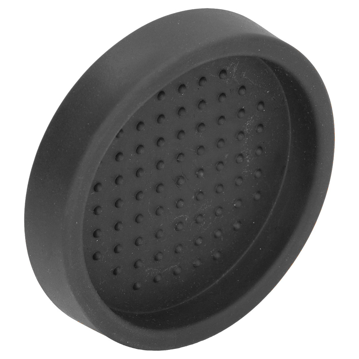 Round Silicone Coffee Tamper Mat Soft Heat Resistant Portable Coffee Tamper Pad for HomeBlack