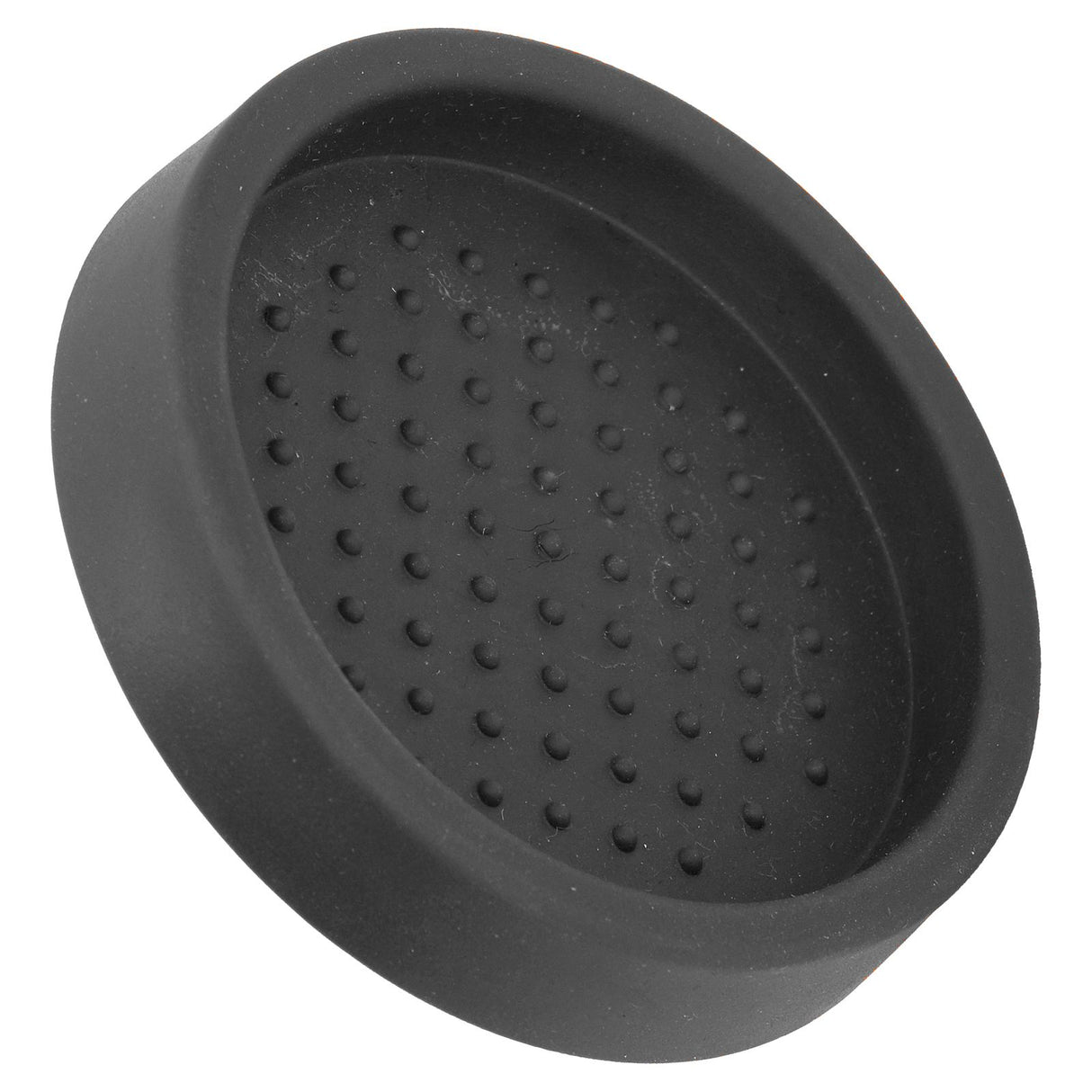 Round Silicone Coffee Tamper Mat Soft Heat Resistant Portable Coffee Tamper Pad for HomeBlack