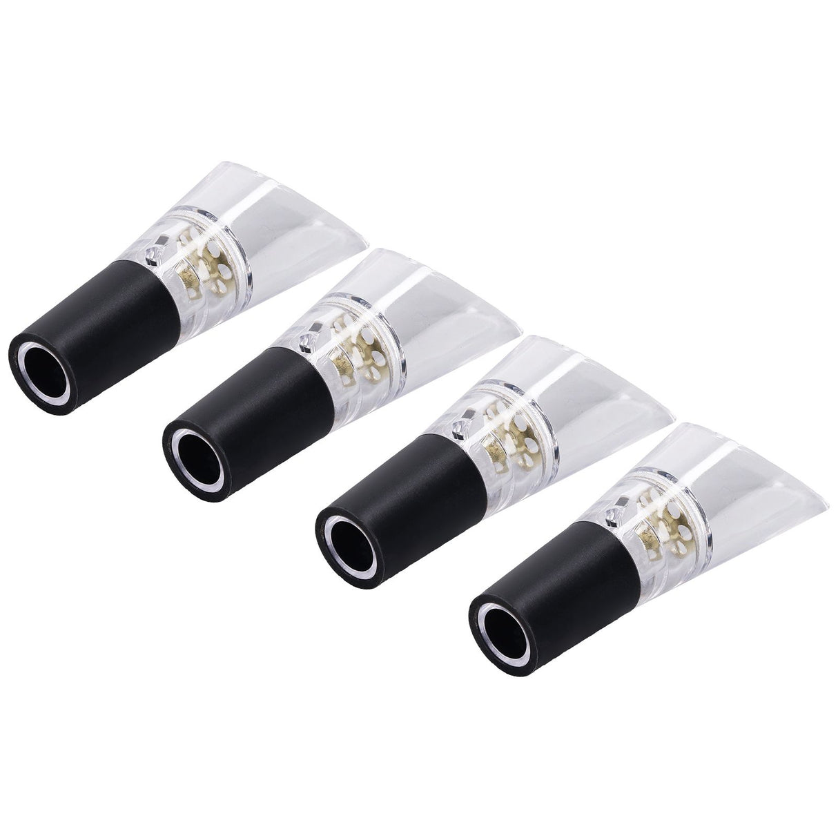 4PCS Wine Aerator Pourer PC Eco Friendly Decanter Spout Bar Accessories for Household PartyGold