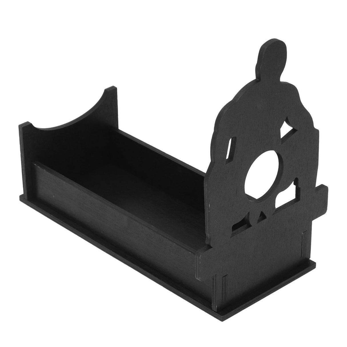 Red Wine Decorative Display Rack Easy to Assemble Light Red Wine Decorative Wooden Rack for Home Bar RestaurantBlack