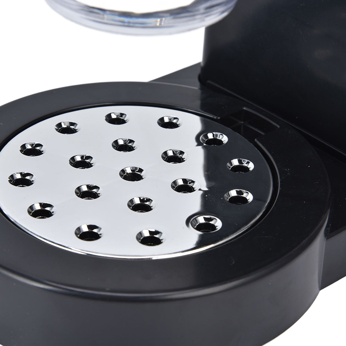 Grain Dispenser 17.5oz Transparent Safe Rice Storage Container with Rubber Base for Grain Rice