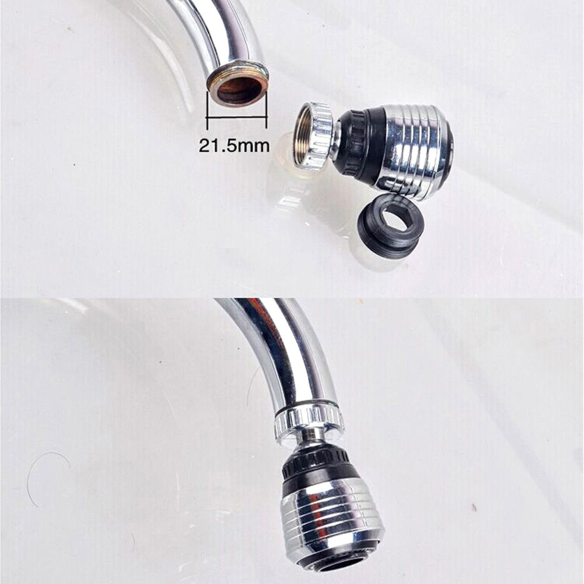 Faucet Aerator Sprinkler Water Bubbler 360° Rotate Kitchen Water Tap Sprayer Filter Nozzle Splashing Proof