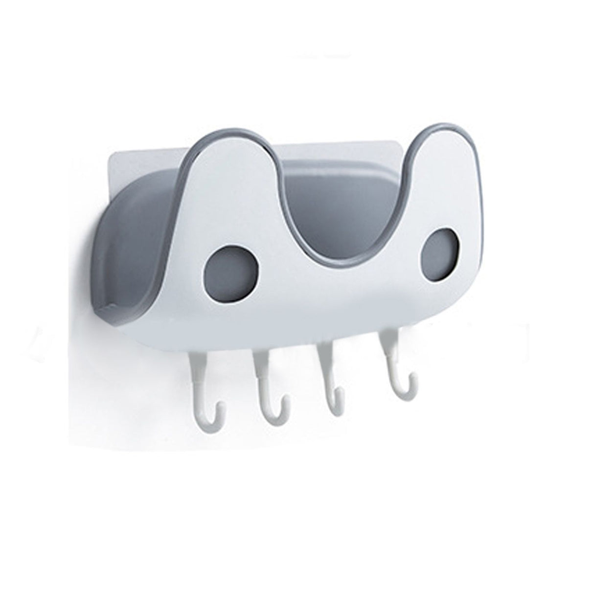 Pot Lid Holder Double Layer Strong Load Bearing Capacity Multifunctional Pan Lid Stand for KitchenWhite