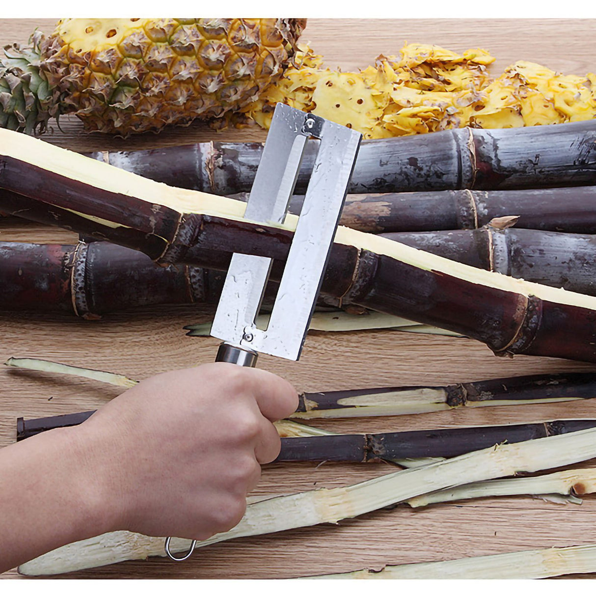 Fruit Peeler Knife Pointed Stainless Steel Vegetables Knife Kitchen Supplies for HouseholdSugarcane Knife