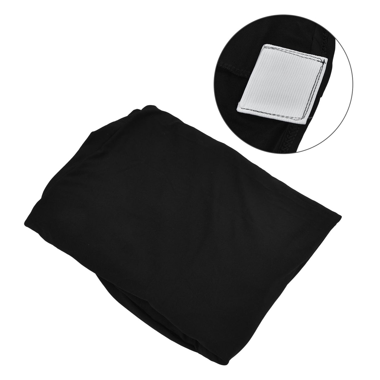 Table Cover Rectangular Wrinkle Resistant Washable Universal Black Stretch Tablecloth for Wedding Party ExhibitionBlack 6FT(183x76x76cm)