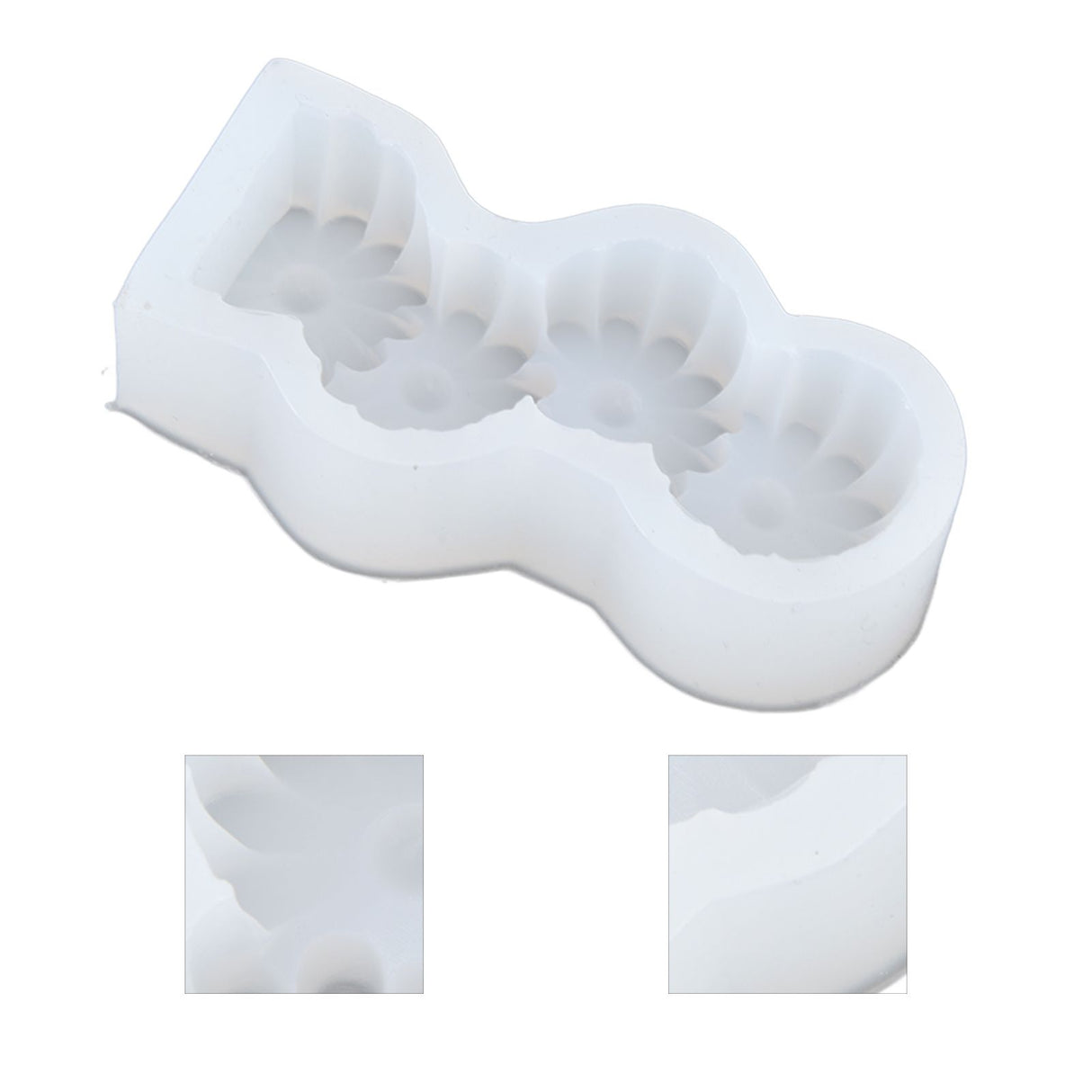 Candle Molds Silicone Easy Demoulding Food Grade Silicone DIY Chocolate Cake Mould for DIY Crafts Home DecorationDaisy