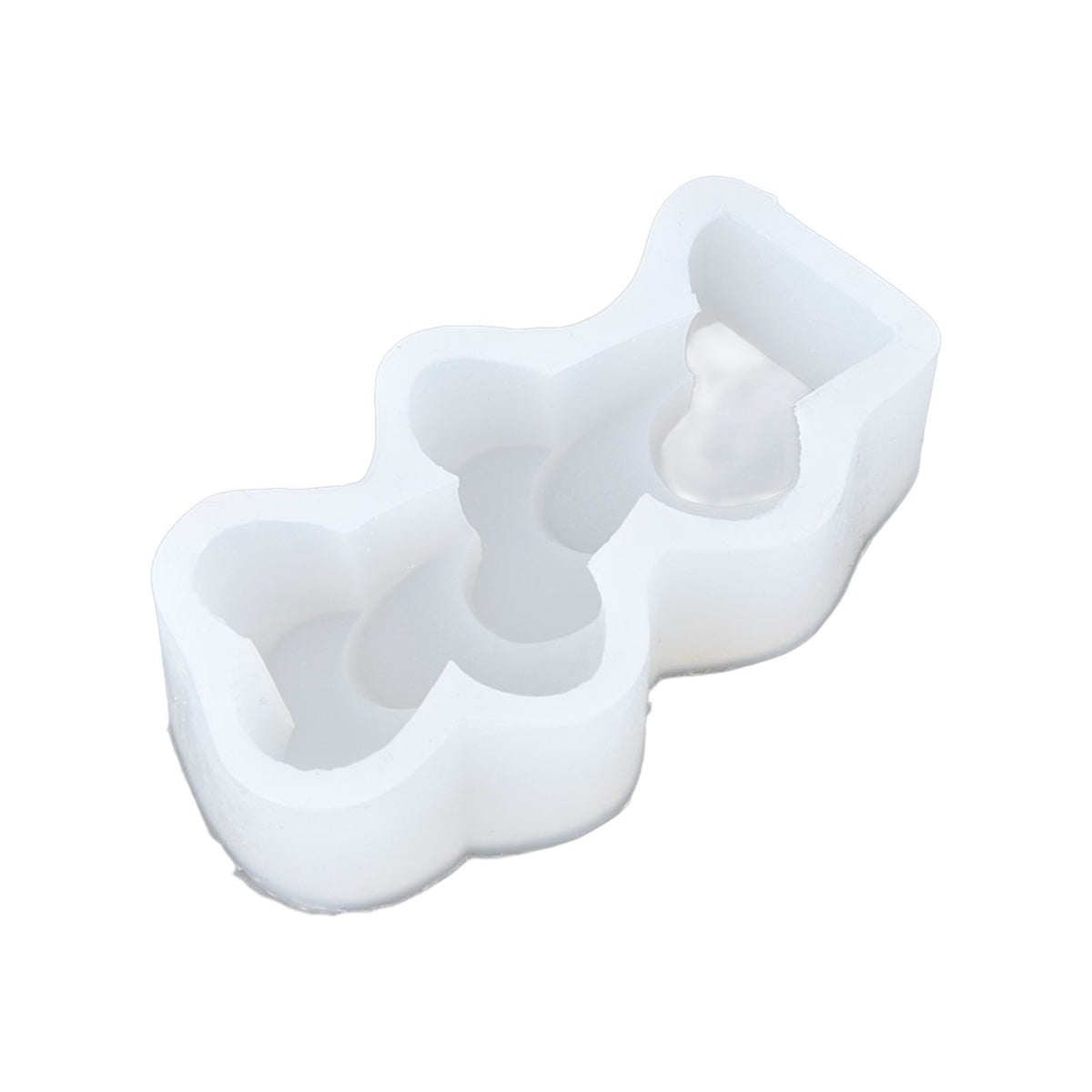 Candle Molds Silicone Easy Demoulding Food Grade Silicone DIY Chocolate Cake Mould for DIY Crafts Home DecorationLove Heart