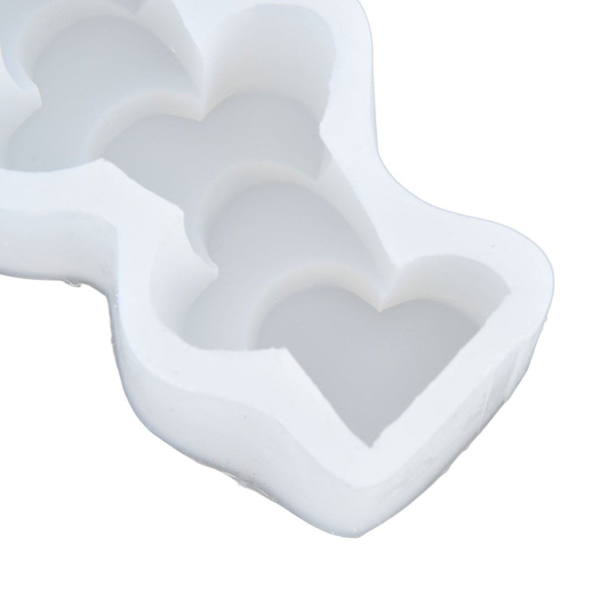 Candle Molds Silicone Easy Demoulding Food Grade Silicone DIY Chocolate Cake Mould for DIY Crafts Home DecorationLove Heart