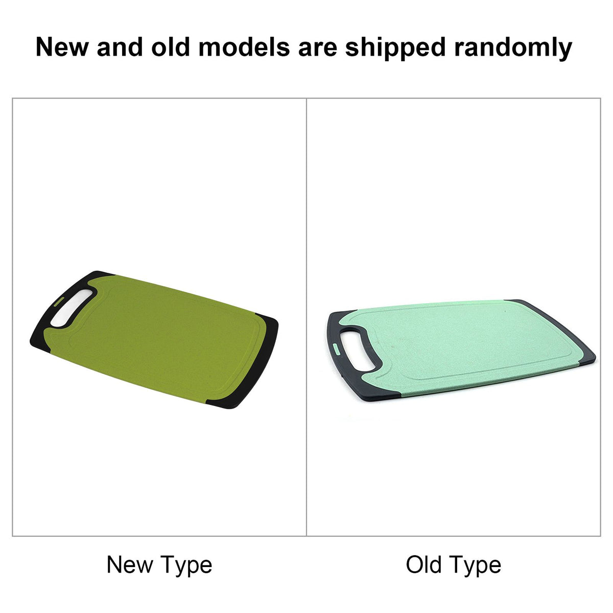 Wheat Straw Cutting Board Hemming Design Anti Slip Anti Overflow Sink Healthy Chopping Board for Household Outdoor CampingGreen