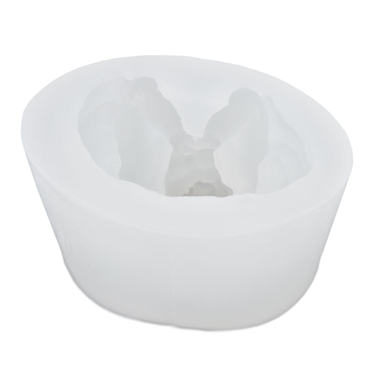 3D Angel Resin Mold Easy to Demold Reusable Food Grade Silicone Baby Angel Candle Mold for DIY Home Decoration CakeFace with Two Hands