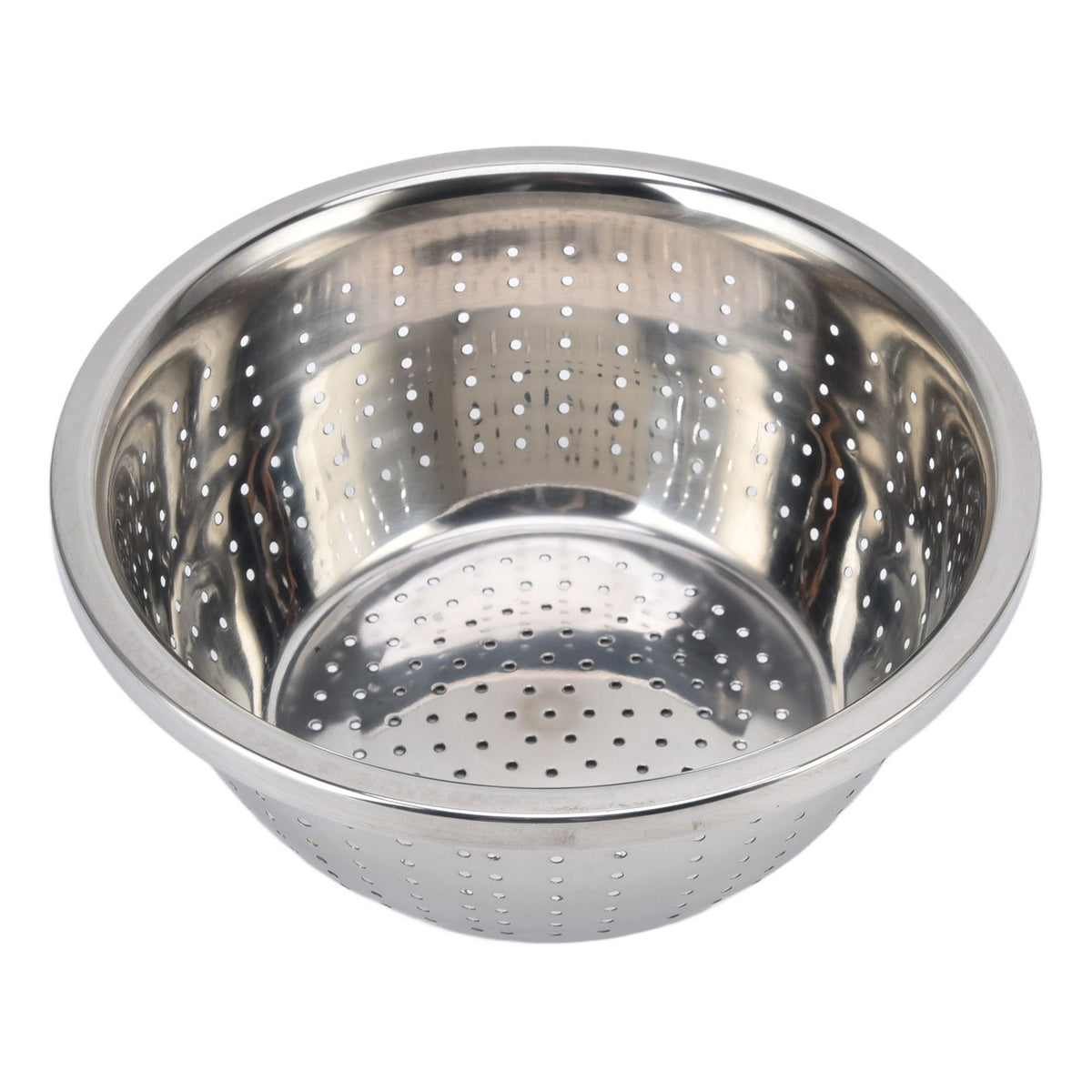 Vegetable Washing Basket Rustproof Multifunction Stainless Steel Colander for Kitchen Household Silver22cm